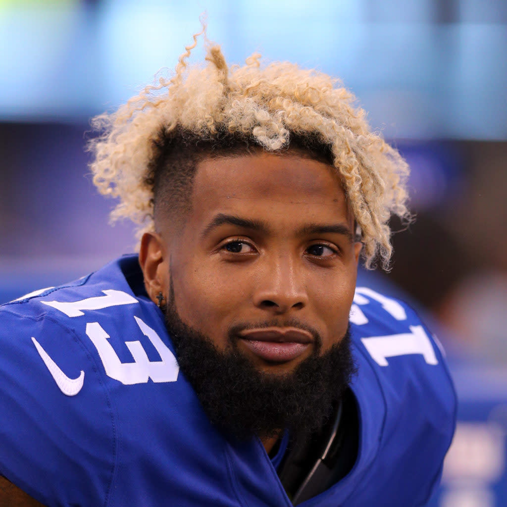 NY Giants rookie WR Odell Beckham Jr. reportedly the victim of a