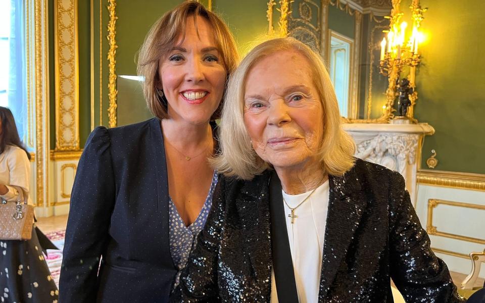 The Duchess of Kent with Camilla Tominey