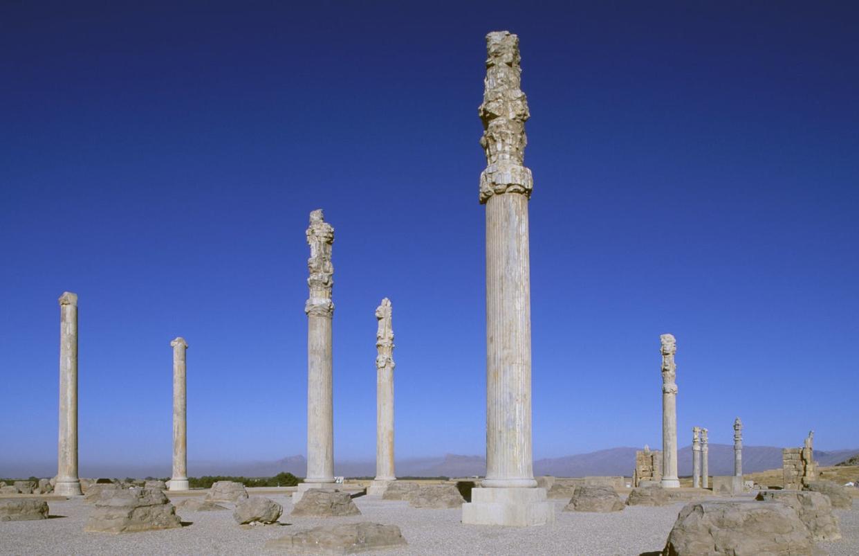 <span class="caption">Threatening cultural sites like Persepolis could tarnish US' reputation as pillar of the international community.</span> <span class="attribution"><a class="link " href="https://www.gettyimages.com/detail/news-photo/apadana-persepolis-iran-achaemenid-civilisation-6th-5th-news-photo/475595291?adppopup=true" rel="nofollow noopener" target="_blank" data-ylk="slk:DeAgostini/Getty Images;elm:context_link;itc:0;sec:content-canvas">DeAgostini/Getty Images</a></span>