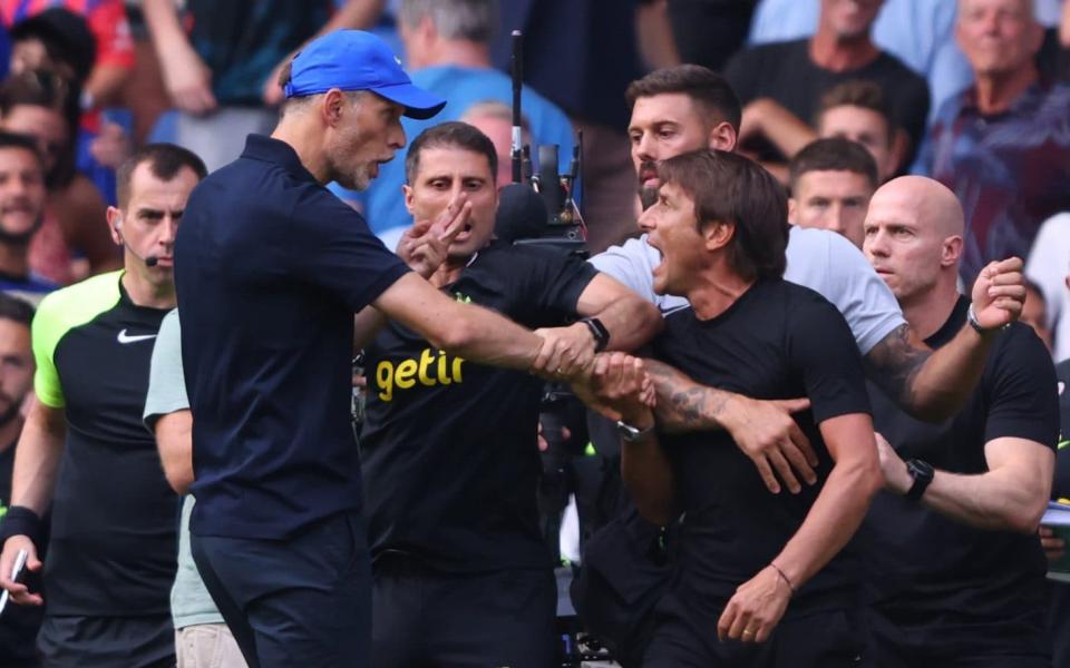 Managers clash