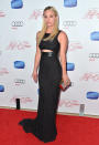 Kaley Cuoco definitely knows how to make a “big bang” of an entrance. The 27-year-old stunner hosted the Academy of Television Arts & Sciences' 22nd Annual Hall of Fame Induction Gala at The Beverly Hilton Hotel on Monday in a beaded, black Monique Lhuillier dress that showed off her taut tummy. She polished off her look with Brian Atwood heels, a Kotur bag, and sleek tresses. (3/11/13)