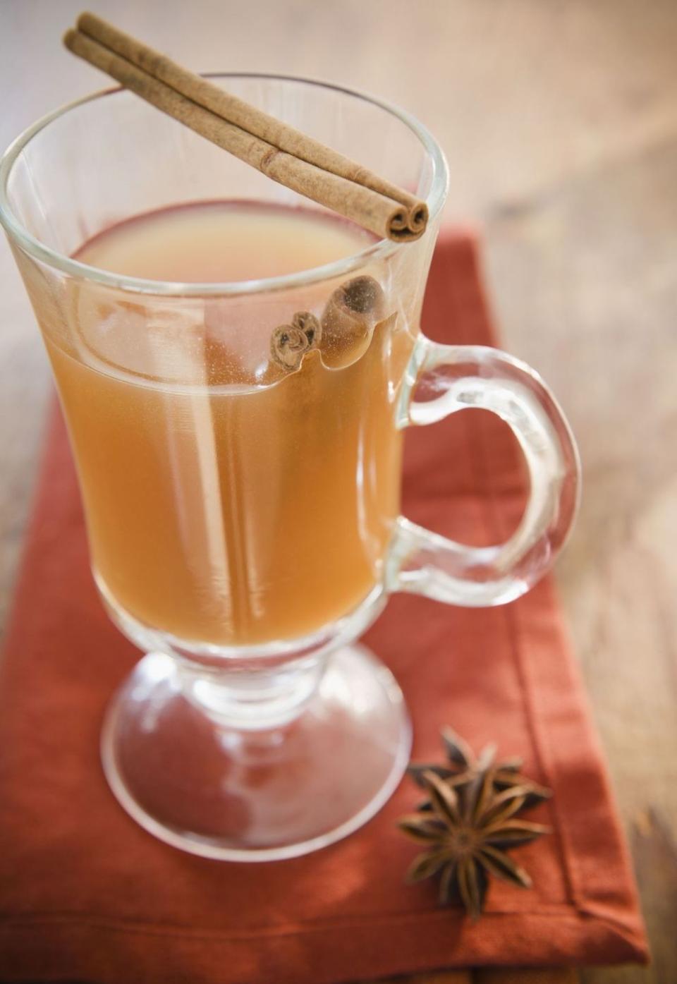 Warm Bourbon Cider