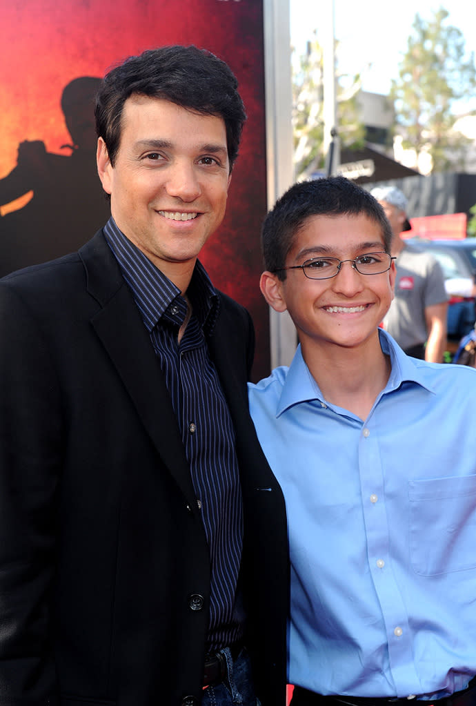 The Karate Kid LA Premiere 2010 Ralph Macchio Daniel Macchio