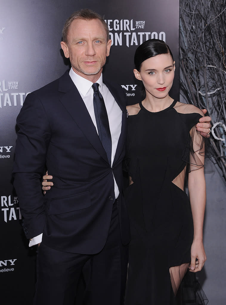 The Girl with the Dragon Tattoo NY Premiere daniel Craig Rooney Mara