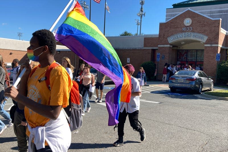 Students Protesting Virginia 