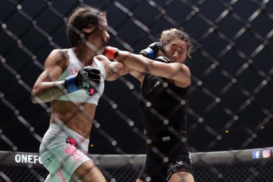 Angela Lee defends ONE Championship title