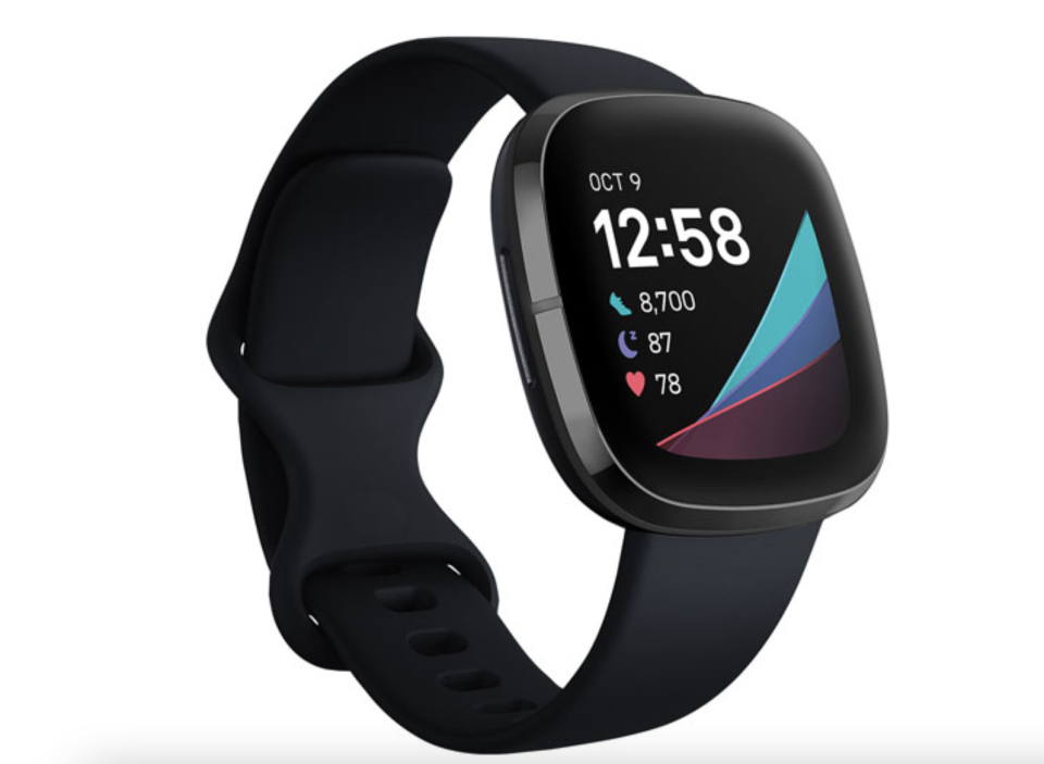 Fitbit Sense Smartwatch with Heart/Stress Management Tools & Voice Assistant