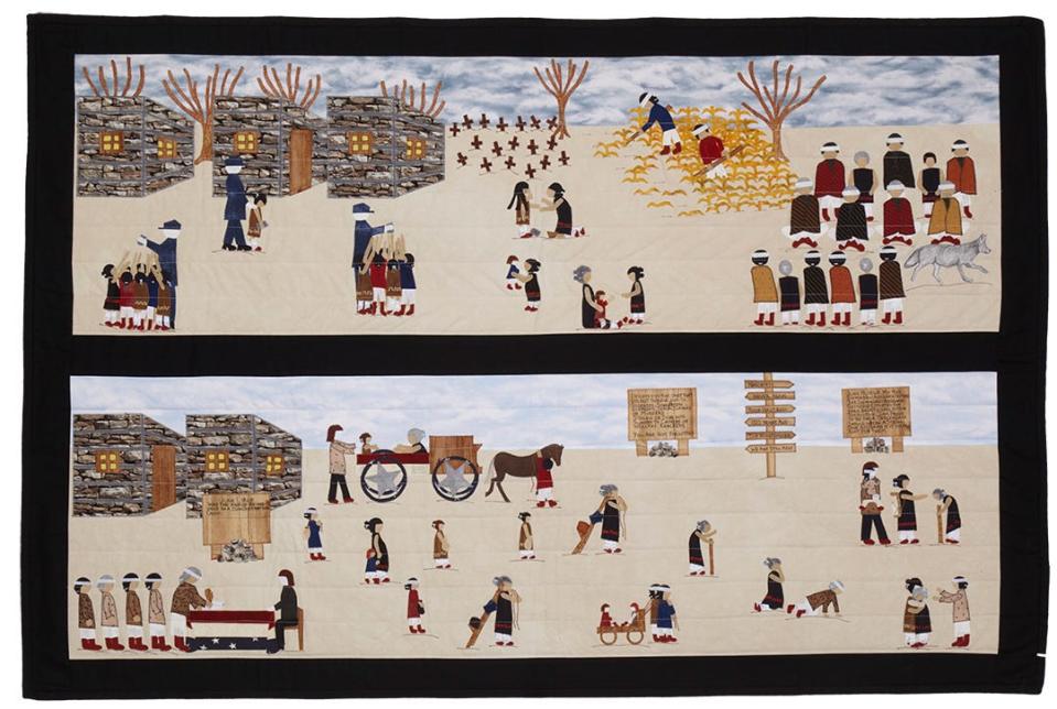Susan Hudson's "Long Walk of My Ancestors Coming Home."