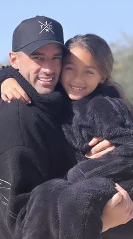 <p>Instagram Toni Costa</p> Toni Costa y su hija