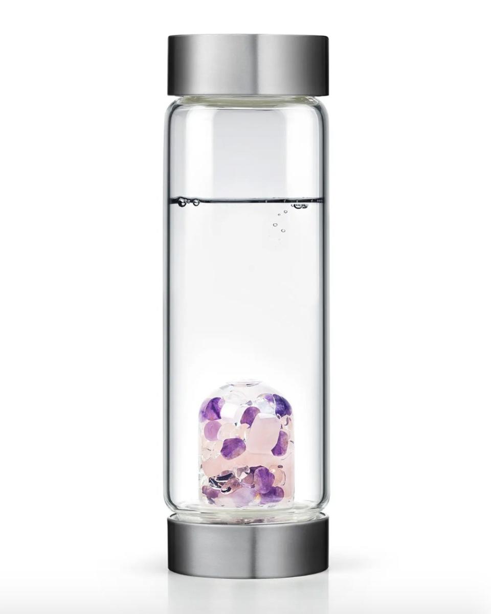 Gem Water by VitaJuwel Wellness Glass Water Bottle