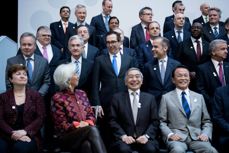 Finance ministers and central bankers from the G20 nations are meeting in Buenos Aires to discuss escalating global trade conflicts