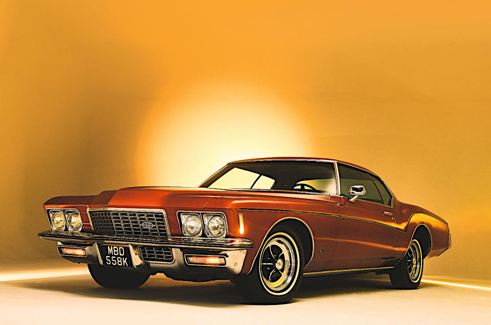 <p>Buick increased the capacity of its big-block V8 to <strong>7.5 litres</strong> (or <strong>455 cubic</strong> inches, as it was expressed at the time) for the 1970 model year. In this form, it immediately became the standard engine for the <strong>Riviera</strong>, <strong>Electra 225</strong>, <strong>Wildcat Custom</strong>, <strong>Estate Wagon</strong>, <strong>GS 455</strong> and <strong>GSX</strong>, and an option in the <strong>LeSabre Custom</strong>.</p><p>Economy and emissions concerns first crippled the engine and later killed it off entirely. By the end of the 1970s, the most powerful Buicks were being powered by engines developed by other General Motors brands, and none was as large as the old 455.</p><p><strong>PICTURE</strong>: 1972 Buick Riviera</p>