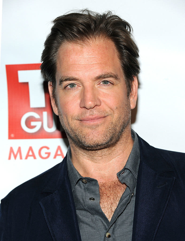 Closeup of Michael Weatherly