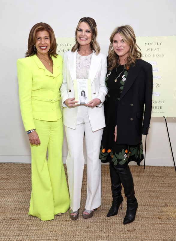 Hoda Kotb, Savannah Guthrie, and Jenna Bush Hager<p>Jamie McCarthy/Getty Images</p>