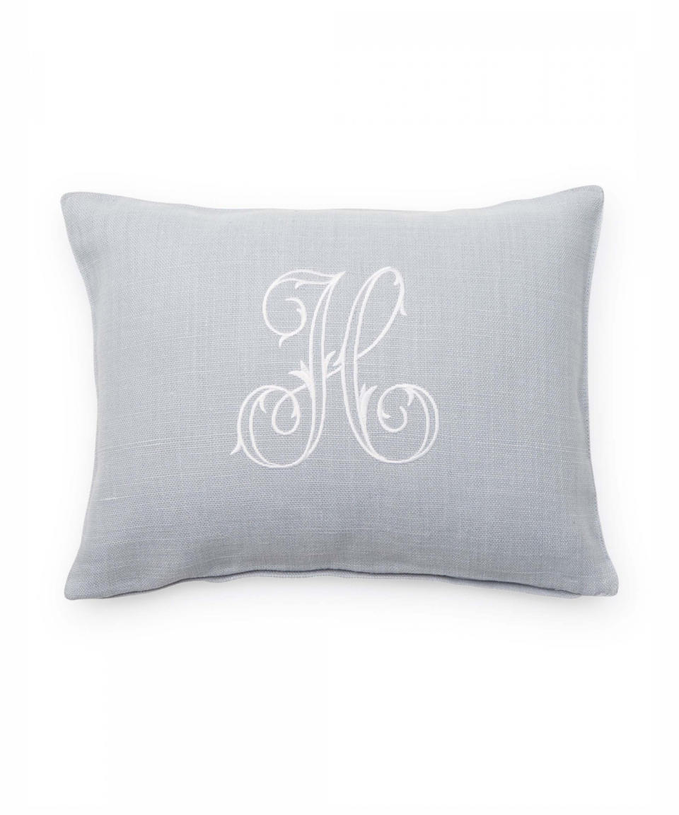 Small Monogrammed Pillow
