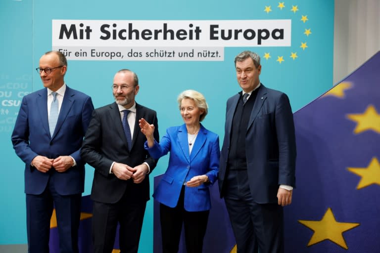 Die CSU will auf einem Parteitag in München ihre Forderungen für die Europawahl am 9. Juni auf den Weg bringen. Das Motto der Christsozialen für die Wahlen lautet "Für ein starkes Bayern in Europa". (Odd ANDERSEN)