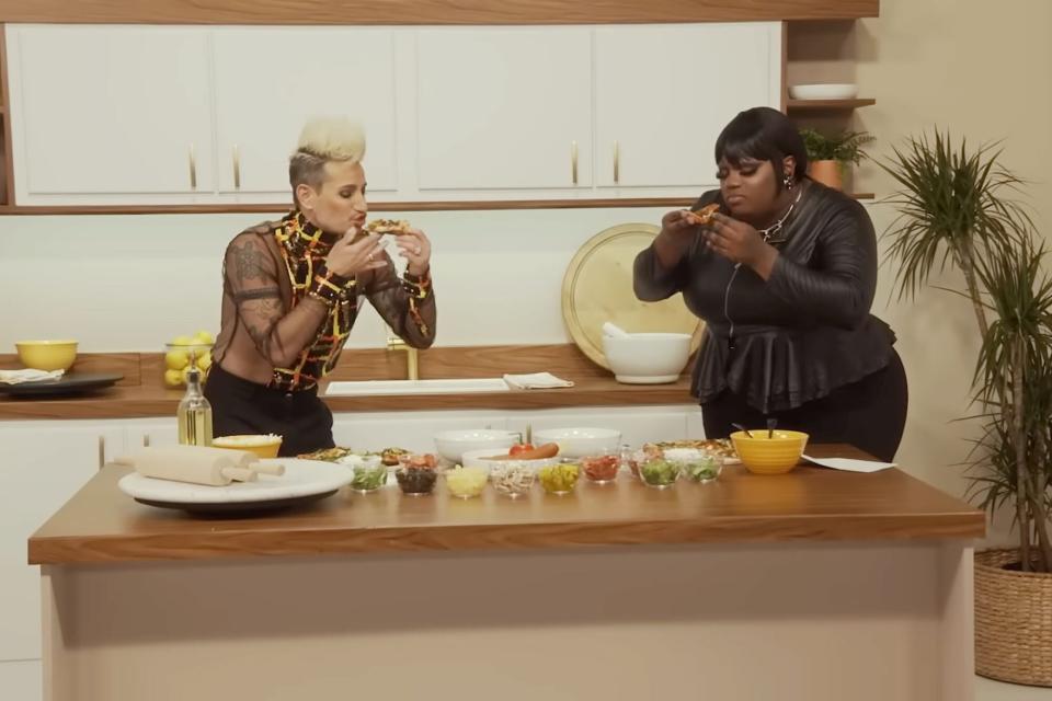 Malaysia with Frankie Grande filming the cooking show segment. https://www.youtube.com/watch?v=9sjL9h24WoE. Drag Race