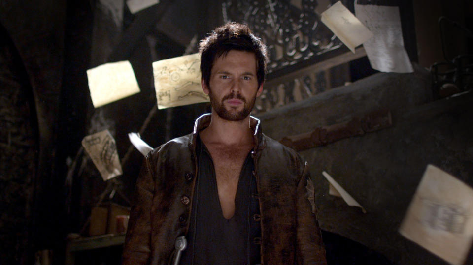 Tom Riley as Leonardo Da Vinci in Starz's "Da Vinci's Demons," coming Spring 2013.