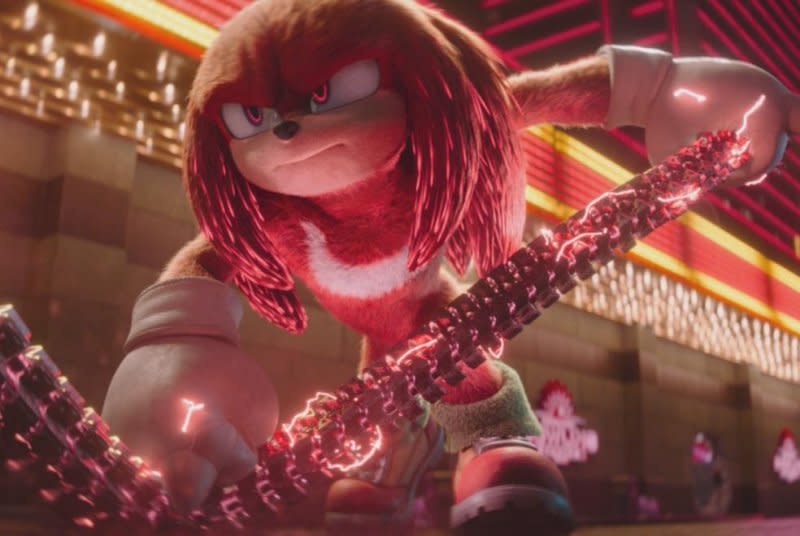 Idris Elba returns to voice Knuckles in the Paramount+ series "Knuckles." Photo courtesy of Paramount+