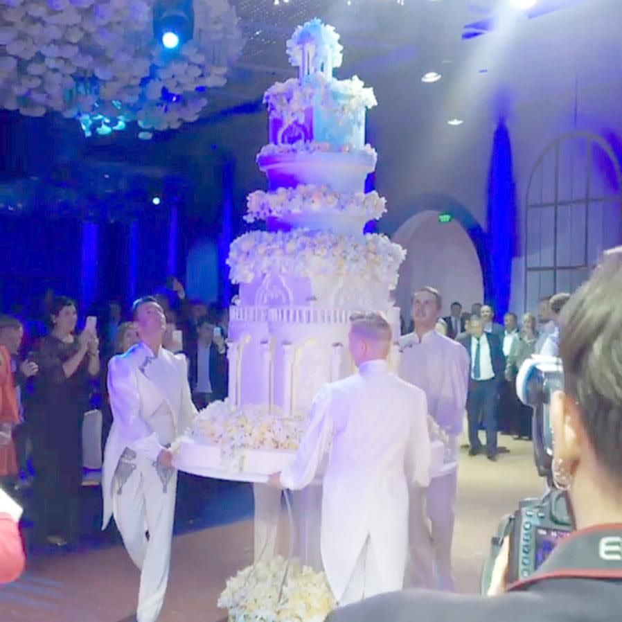 The ten-foot cake. Photo: Instagram