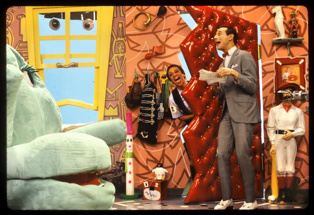 A publicity still from 'Pee Wee's Playhouse