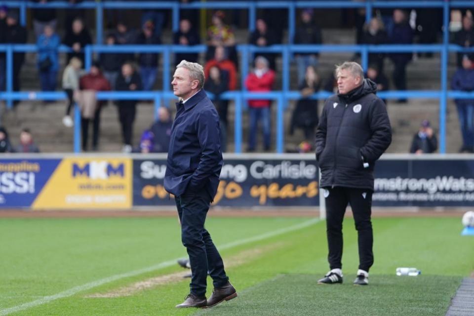 News and Star: Evans' assistant Pail Raynor, right, has followed him to Rotherham