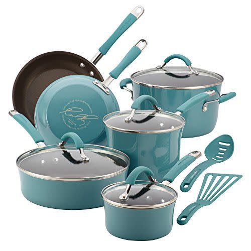 Rachael Ray 12-Piece Aluminum Cookware Set