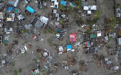 A general view shows destruction after Cyclone Idai in Beira - Credit: CARE INTERNATIONAL/JOSH ESTEY&nbsp;