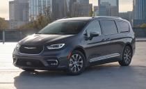 <p>If you can live without the gas-powered Chrysler Pacifica's available Stow 'n Go second-row seats, which can flip and fold into cubbies in the floor to create a vast, flat load space, the Pacifica's available plug-in hybrid powertrain may be worth a look. As a bonus, the hybrid's second-row seats feature additional padding, which makes these chairs far more comfortable. Of course, the macro benefit of opting for this hybrid family hauler is its electric-only driving capability. With a full charge of its battery pack, the plug-in Pacifica is capable of traveling 32 miles on electricity alone, according to the EPA.</p><ul><li>Base price: $52,090</li><li>EPA-rated electric driving range: 32 miles<br><br><a class="link " href="https://www.caranddriver.com/chrysler/pacifica/" rel="nofollow noopener" target="_blank" data-ylk="slk:MORE ABOUT THE CHRYSLER PACIFICA HYBRID;elm:context_link;itc:0;sec:content-canvas">MORE ABOUT THE CHRYSLER PACIFICA HYBRID</a></li></ul>