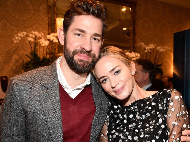 <p>Frazer Harrison/BAFTA LA/Getty</p> John Krasinski and Emily Blunt attend The BAFTA Los Angeles Tea Party on January 5, 2019 in Los Angeles, California.