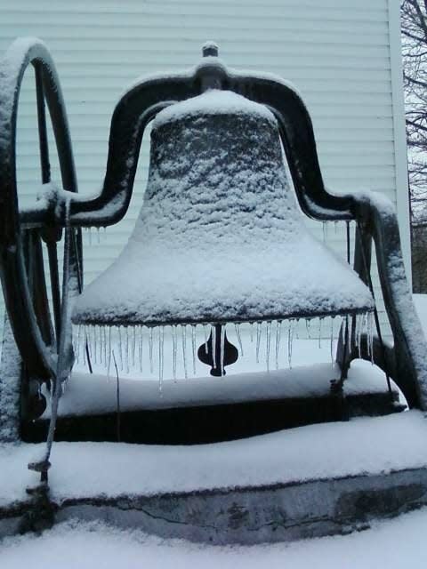 The Wipert family hopes that the 200 year old bell, seen here, will be returned to them after being stolen.