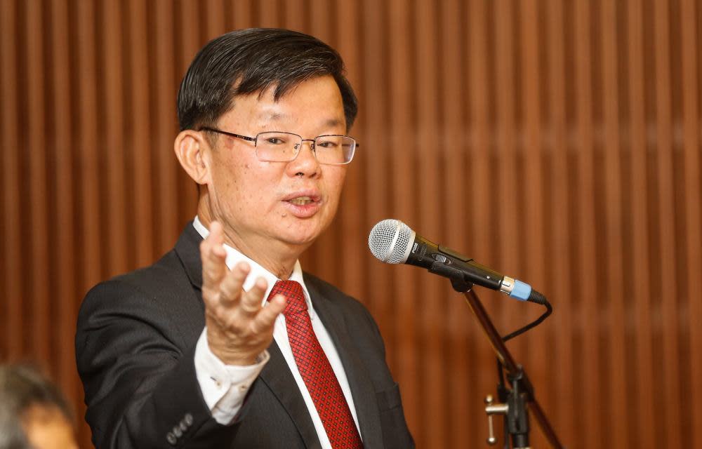 Penang Chief Minister Chow Kon Yeow today announced that the state government will refine the standard operating procedures following the announcement of the re-opening of almost all economic sectors and businesses. ― Picture by Sayuti Zainudin