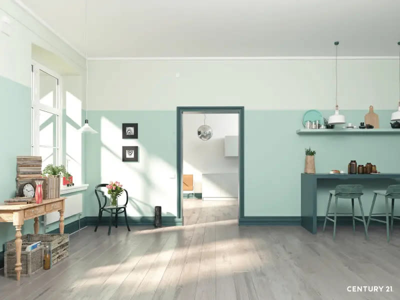 ▲選用淡藍、淡綠、白色等淺色能為室內注入夏日清新氛圍。（圖／21世紀不動產提供）
