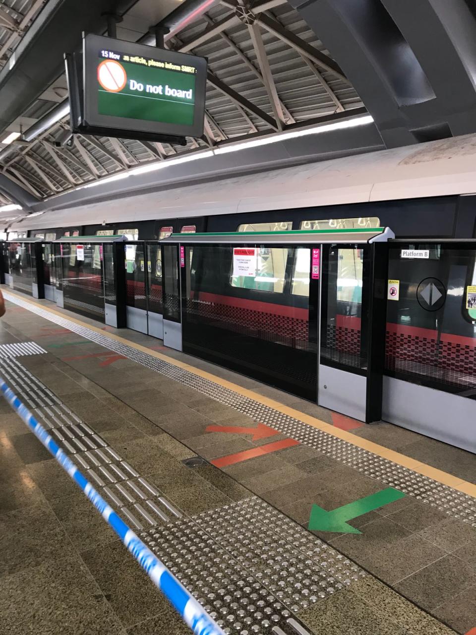 Joo Koon MRT Station after train collision