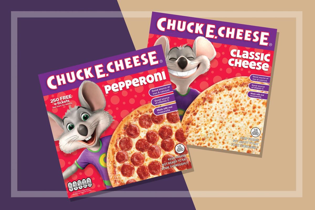 Frozen Chuck E. Cheese Pizzas Are Now in Grocery Stores — and They Come  with Prize Tickets