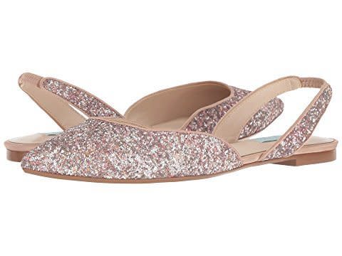 <strong>Sizes</strong>: 6 to 10<br />Get them at <a href="https://www.zappos.com/p/blue-by-betsey-johnson-mimi-nude-glitter/product/9124480/color/274786" target="_blank" rel="noopener noreferrer">Zappos</a>.&nbsp;