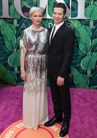 <p>Aurora Rose/Variety via Getty Images</p> Michelle Williams and Thomas Kail