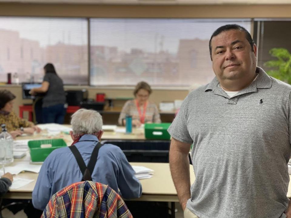 Pueblo County Clerk and Recorder Gilbert "Bo" Ortiz in 2020.