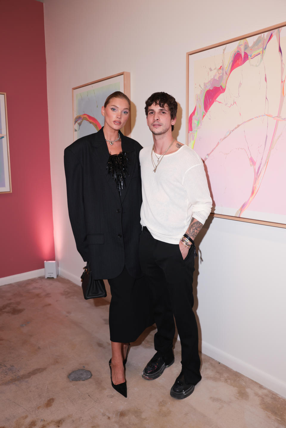 Elsa Hosk and Cevin Parker at Babor x Welcome to Dreamland