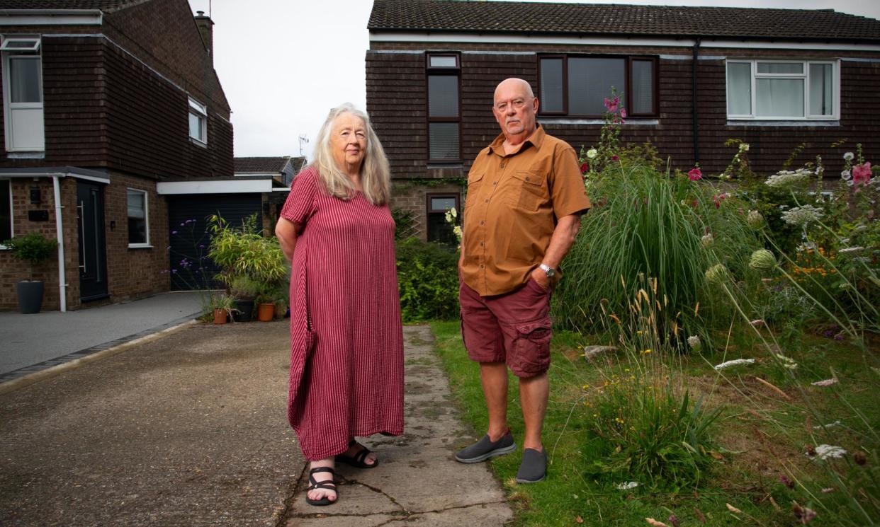 <span>Jim Bunce and his wife Liz had their retirement hopes dashed after installing spray-foam insulation and couldn’t get an equity release mortgage.</span><span>Photograph: Richard Saker/The Observer</span>