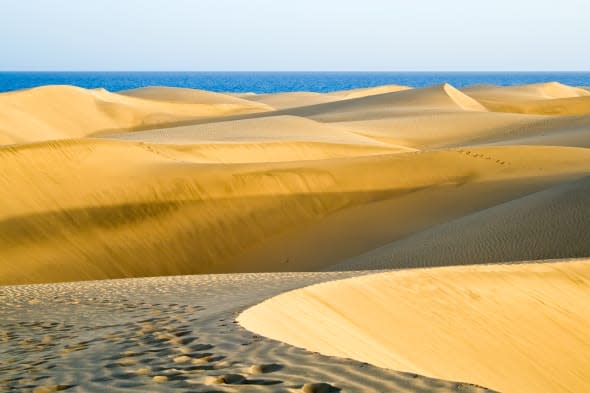 the great desert in gran canaria