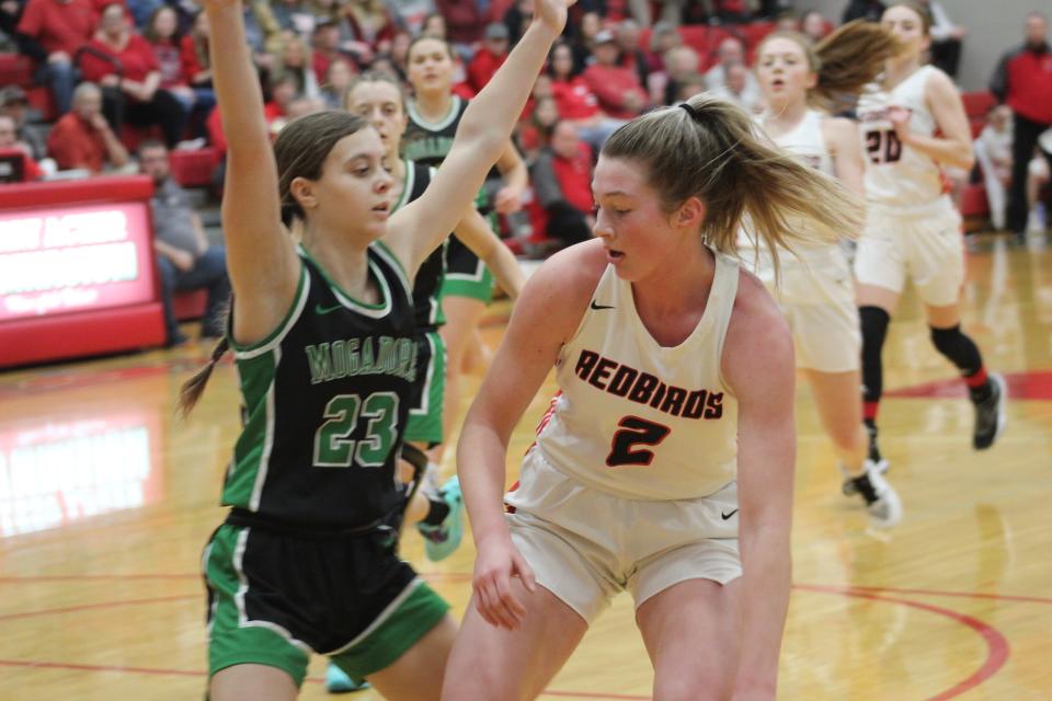 Loudonville's Corri Vermilya helped the Redbirds get past Mogadore in a Division IV district final at Norwayne.