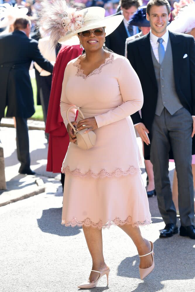 Oprah Winfrey at Meghan Markle and Prince Harry's wedding | Ian West/PA Wire