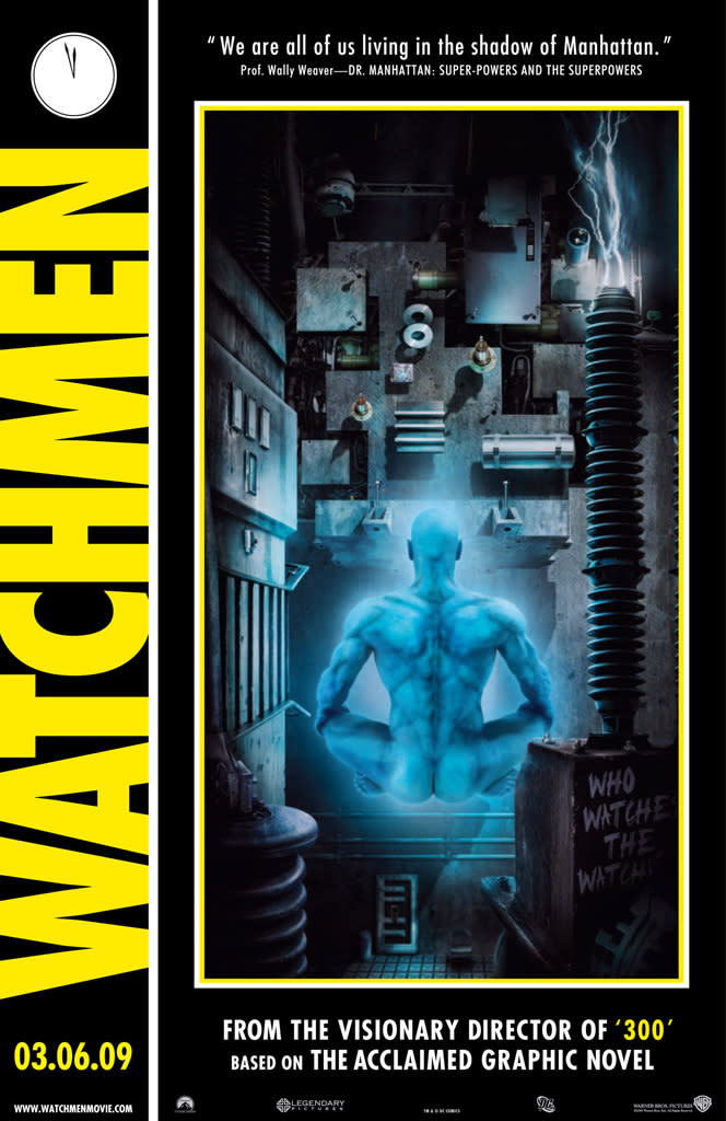 Watchmen Production Stills Poster Warner Bros. 2009 CLONE