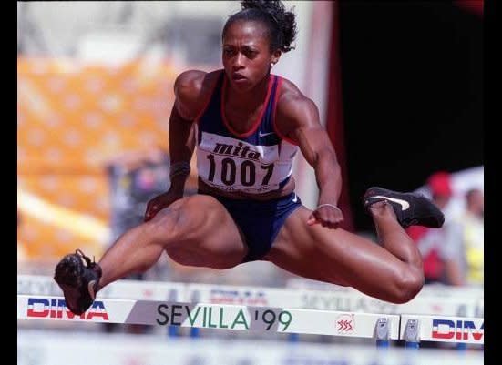 At the World Championships in Athletics, under the auspices of the International Association of Athletics Federations, in Seville, Spain, 1999. 