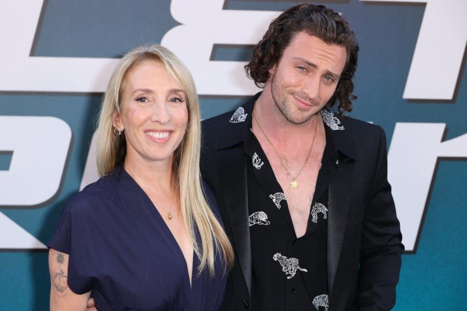 Sam and Aaron Taylor-Johnson 'Bullet Train' film premiere