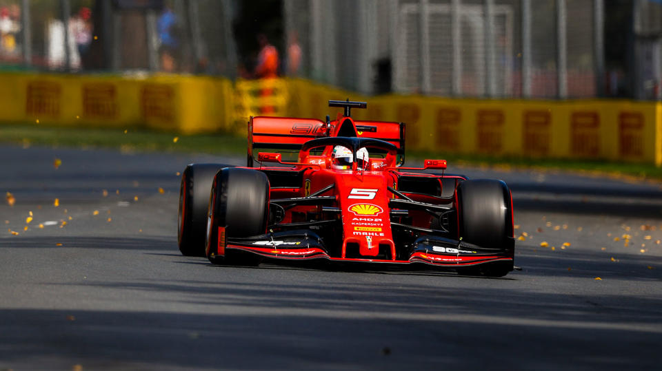 Vettel：Mercedes在自由練習自成一個級別