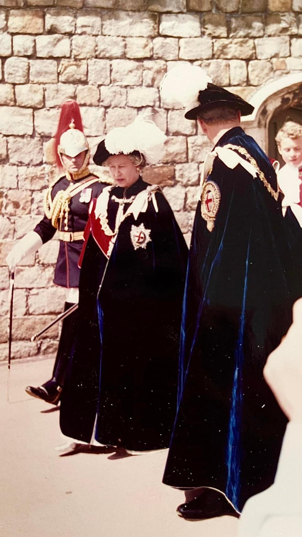 Ann Foster of Rockledge took this photo of Queen Elizabeth II several years ago at an Order of the Garter service. She posted the photo on Facebook Thursday in memory of the queen.