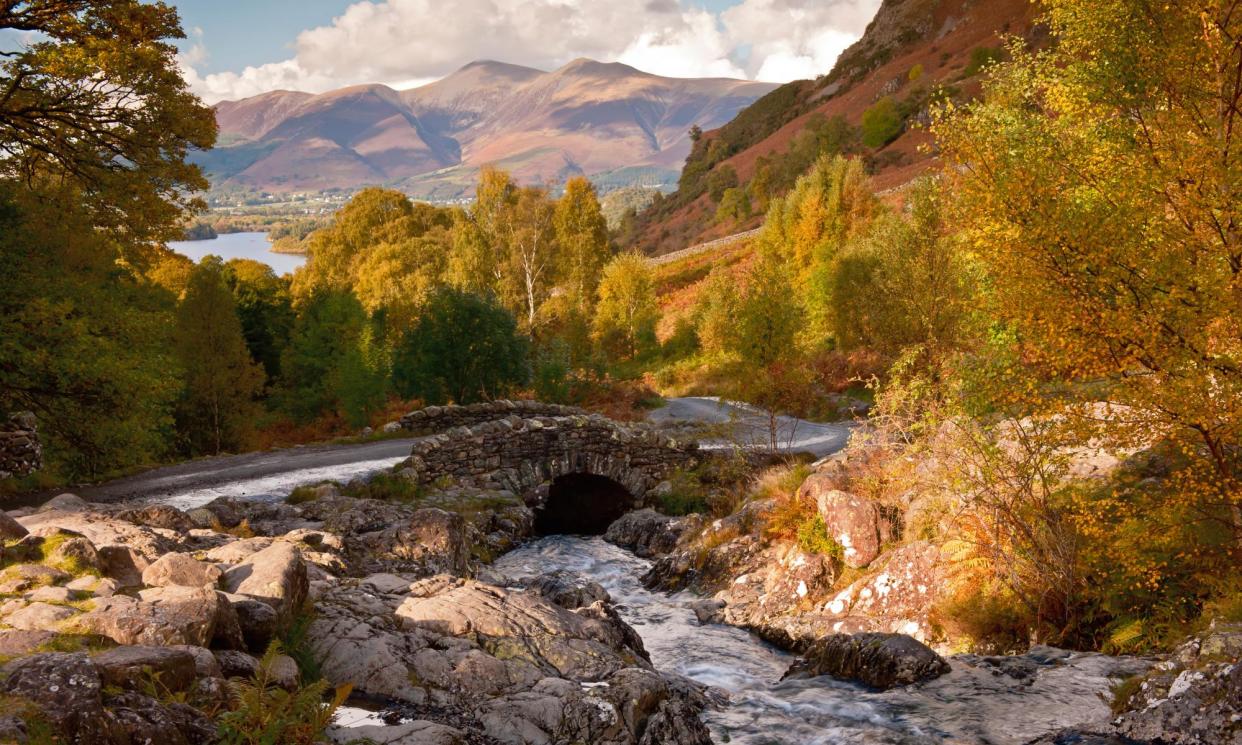 <span>Ashness Bridge in the Lake District.</span><span>Photograph: Chris Button/Alamy</span>