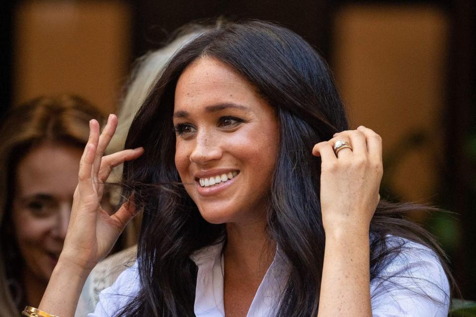 Meghan wants to ’empower young adults’ with a $1 million scheme to support women in need (Dominic Lipinski/PA)
